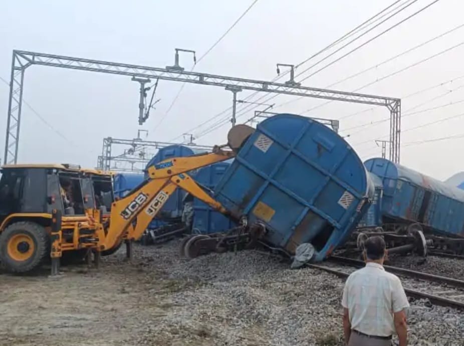 राजस्थान में बड़ा हादसा : सीकर के श्रीमाधोपुर के नजदीक मालगाड़ी पटरी से उतरी