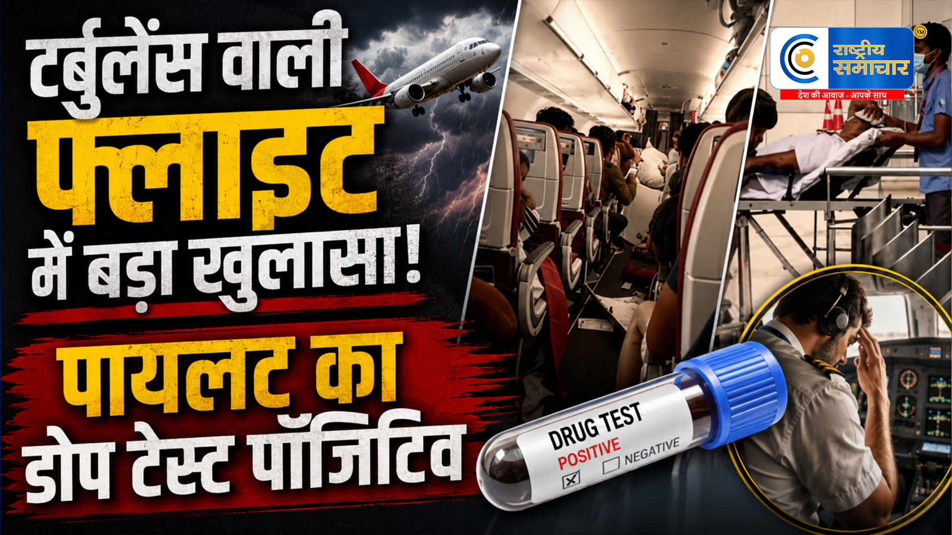 टर्बुलेंस वाली एयर इंडिया फ्लाइट केएक पायलट का डोप टेस्ट पॉजिटिव, दोनों ड्यूटी से हटाए गए, DGCA कर रहा मामले की जांच