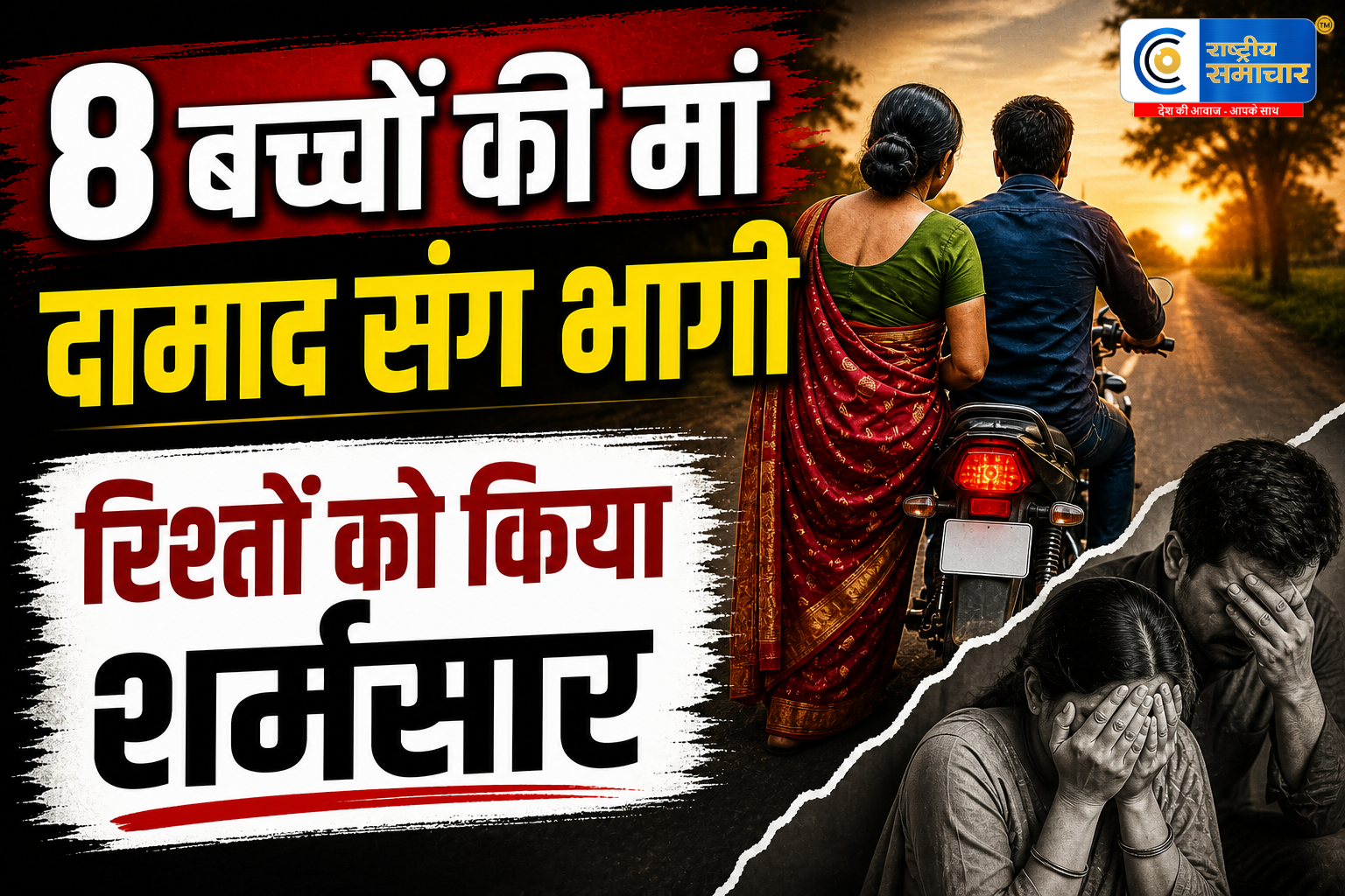 8 बच्चों की मां दामाद संग फरार, 12 साल पहले भी किया था 'कांड' रिश्तों को शर्मसार करने वाली दास्तां 
