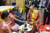  राष्ट्रपति मुर्मु ने प्रथम ज्योतिर्लिंग सोमनाथ महादेव का दर्शन किया : विधि-विधान से की महादेव की पूजा-अर्चना